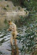 Anders Zorn huttrande flicka Germany oil painting artist